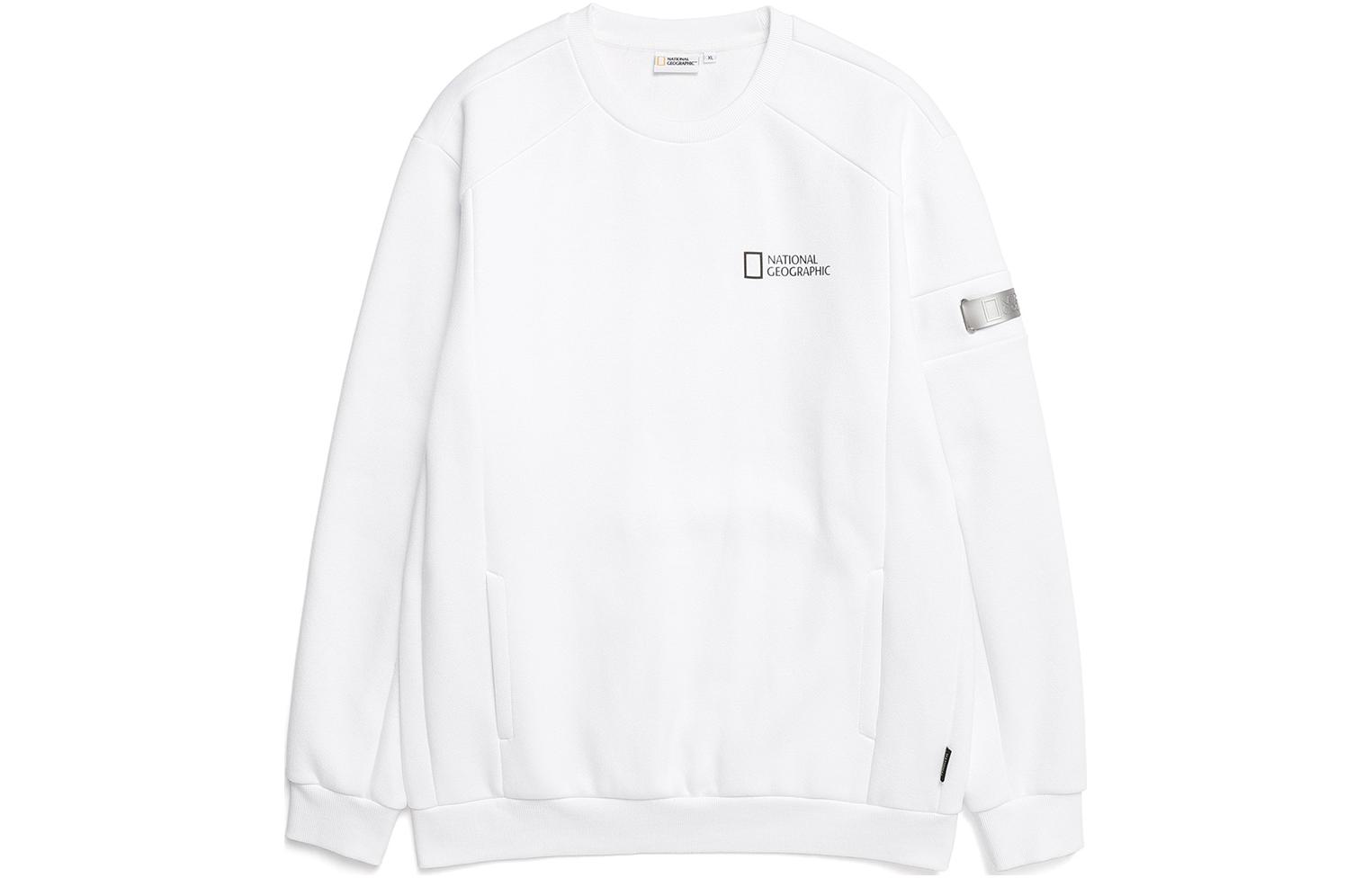

Свитшот Unisex Crew Neck Moderate Others NATIONAL GEOGRAPHIC, белый