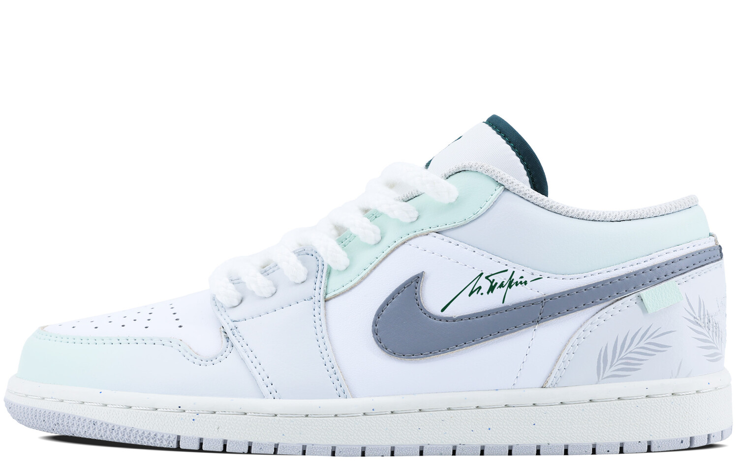 

Баскетбольные кроссовки Air 1 для детей, начальная школа Jordan, цвет Gray Green