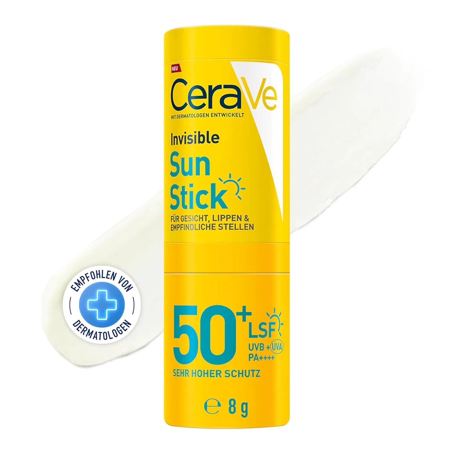Солнцезащитный стик «Invisible Sun Stick» SPF 50+ от CeraVe Cerave — фото 2