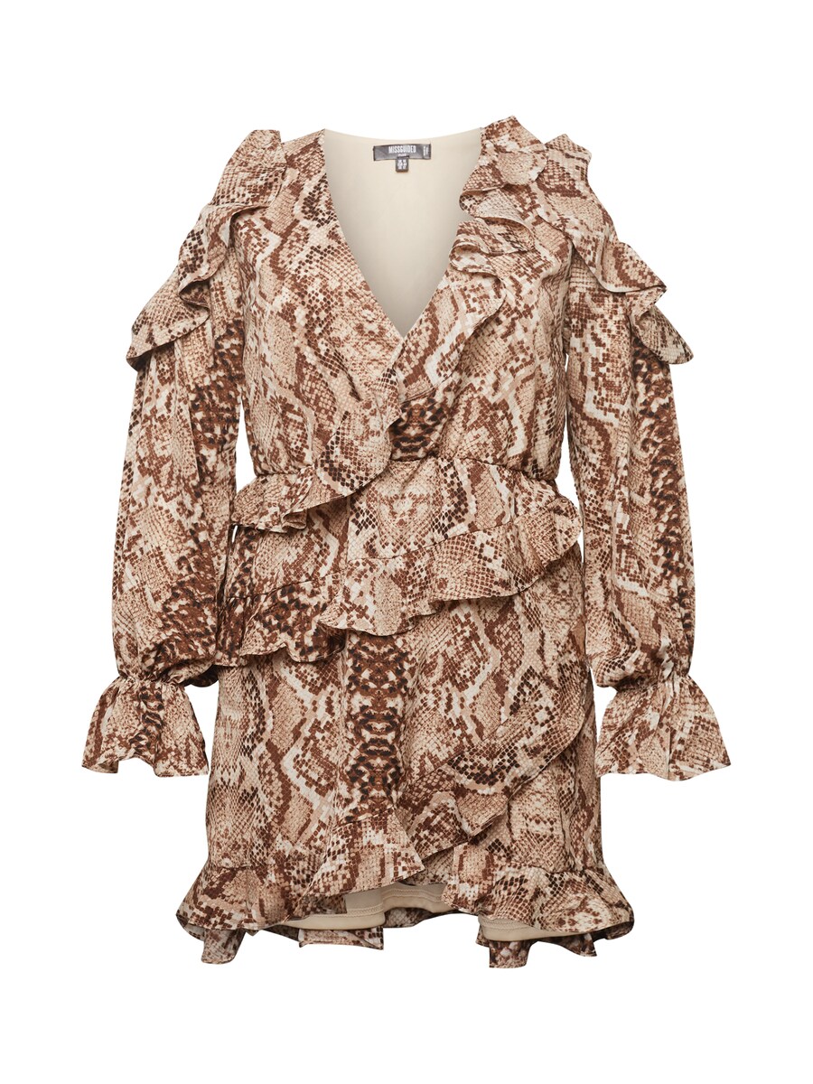 

Платье Missguided Plus, цвет Brown/Light brown