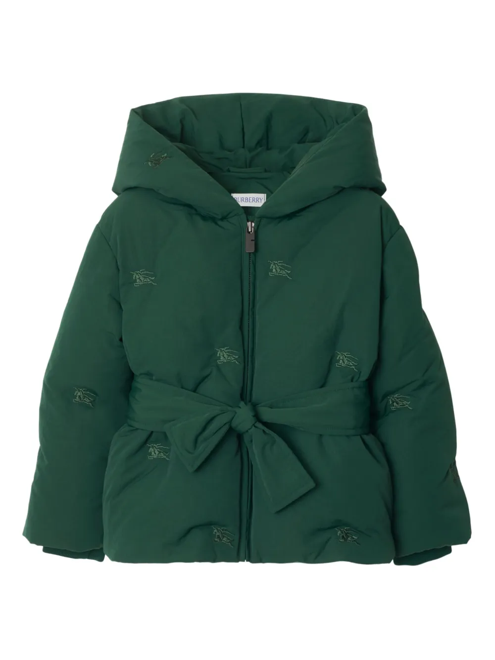 

Куртка с вышивкой Equestrian Knight Burberry Kids, зеленый