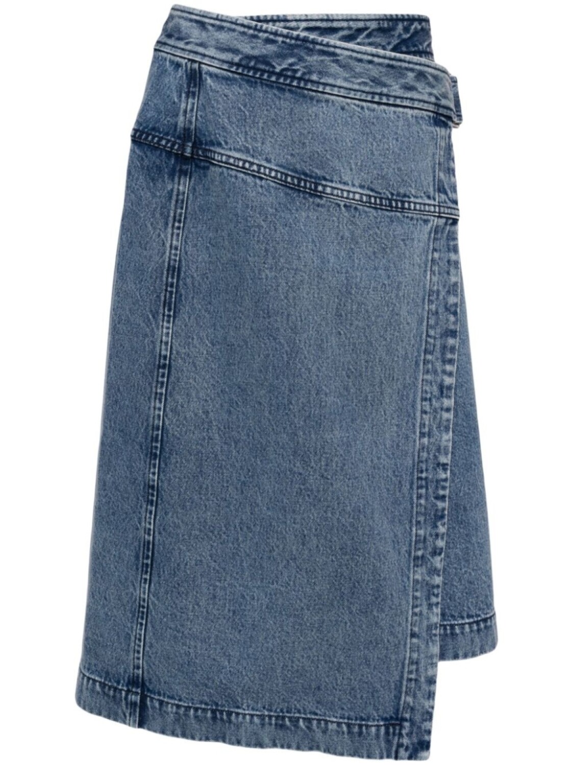 

3.1 Phillip Lim джинсовая юбка с запахом, синий