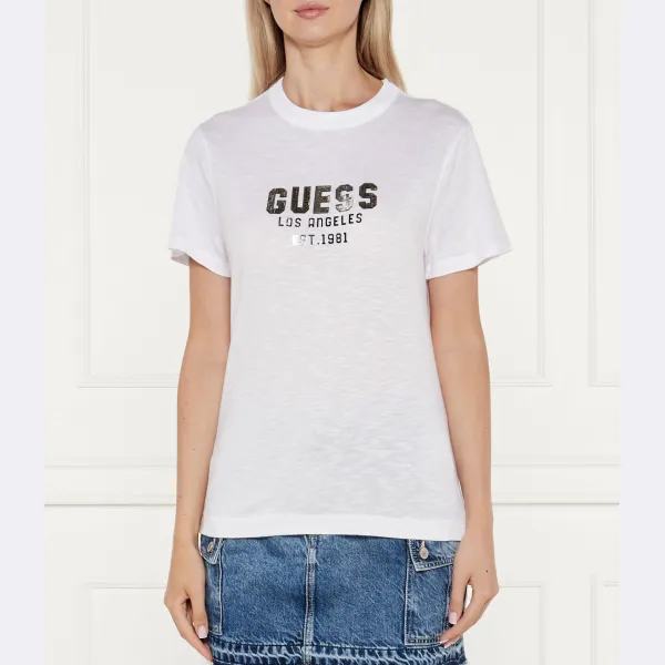 

Облегающая футболка Guess, белый