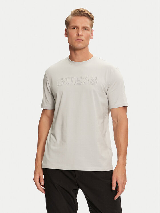 

Футболка стандартного кроя Guess, серый