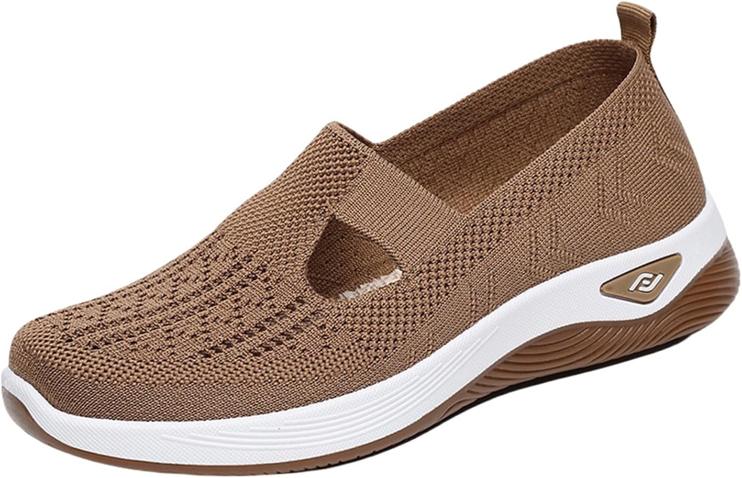 

Ортопедические женские туфли Дышащие мягкие прогулочные туфли Поддержка свода Стильные кроссовки на каждый день Удобные кроссовки Сетчатые плетеные кроссовки Для активного отдыха Плоские кроссовки Generic, Coffee