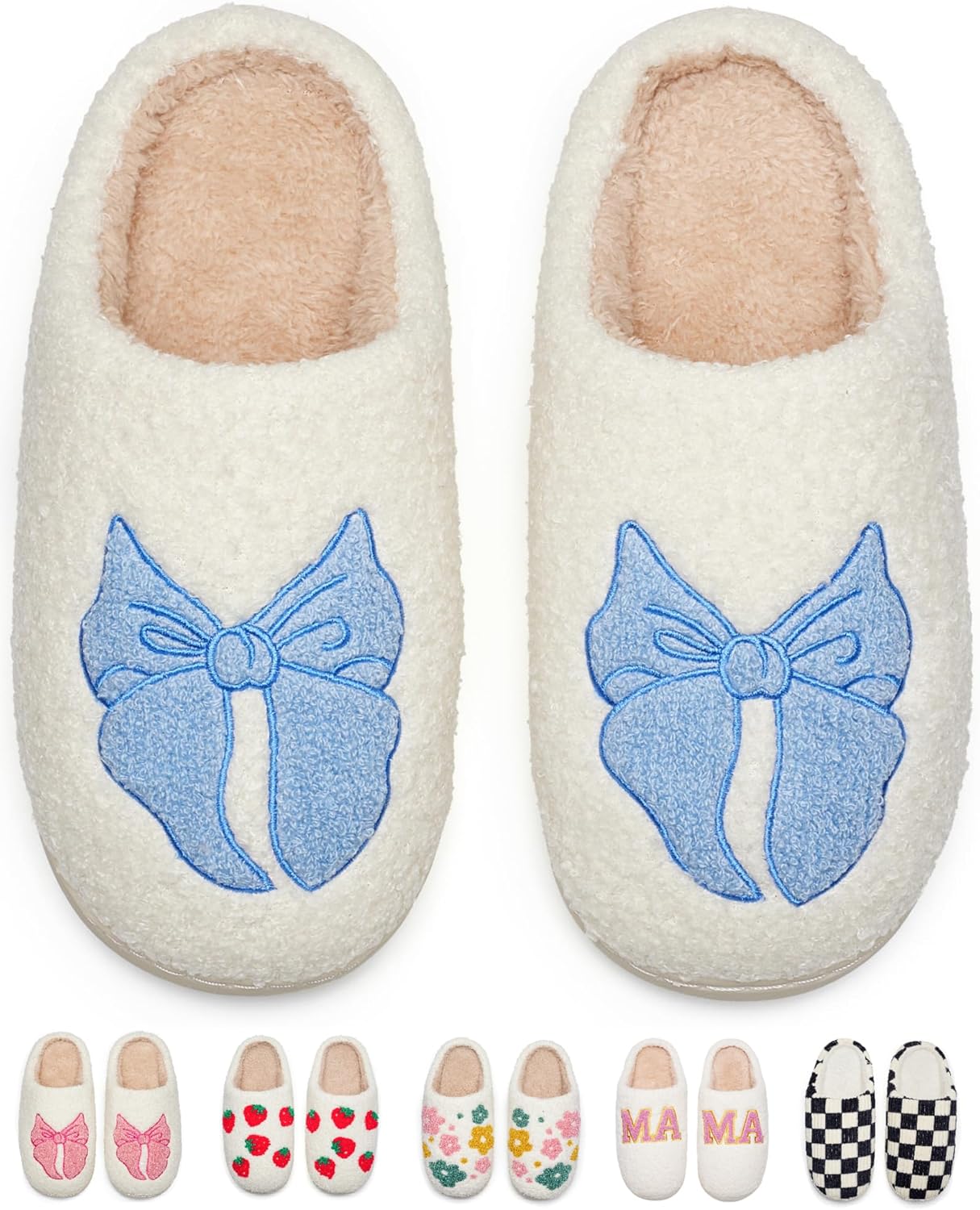 

Милые домашние тапочки для женщин и мужчин, теплые уютные тапочки с мягкой подкладкой из памяти формы для дома и улицы Cekqoci, голубой