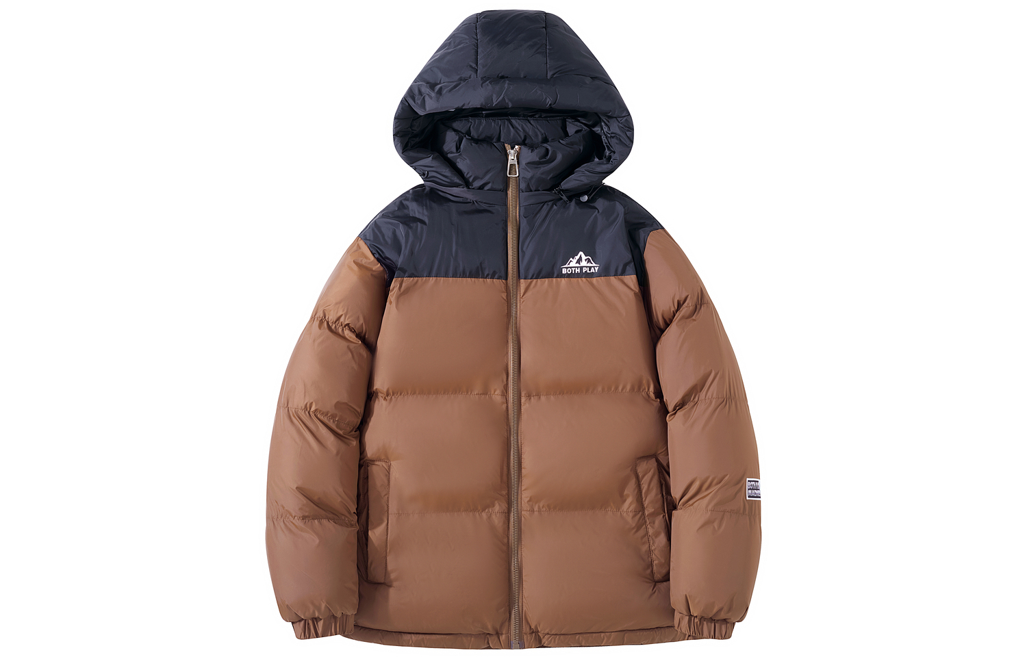 

BOTH PLAY Пуховик Unisex, Coffee
