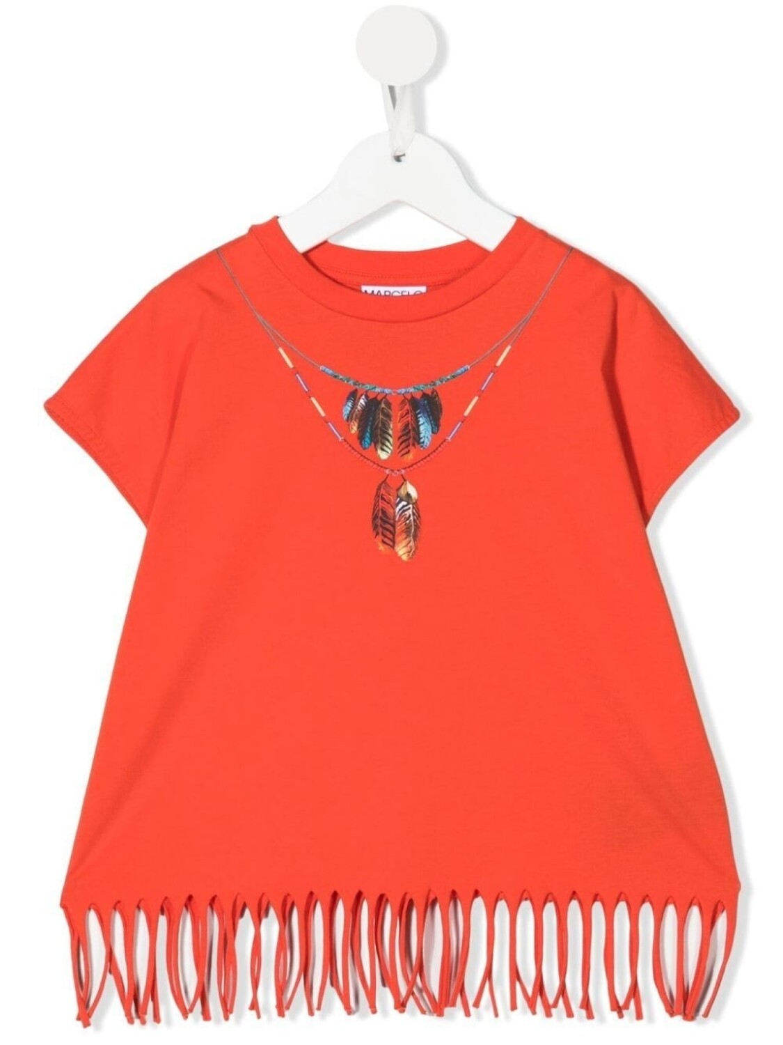 

Marcelo Burlon County Of Milan Kids футболка с принтом, красный