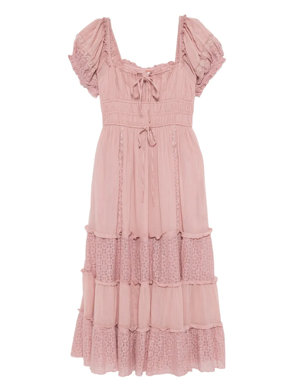 

Платье-солнце Free People, розовый