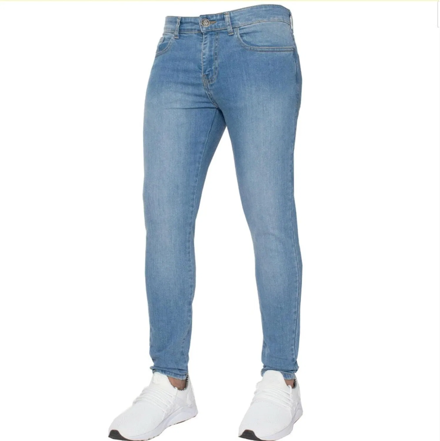 Джинсы скинни Classic Fashion, Light Blue — фото 4