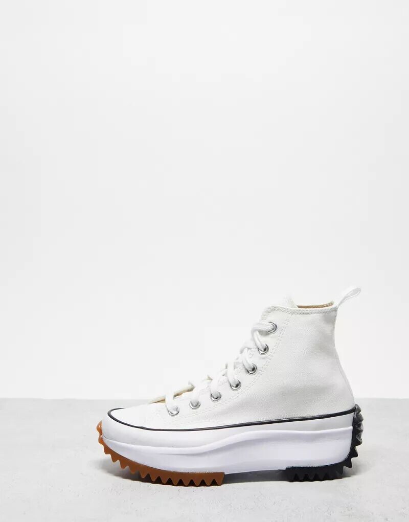 Белые кроссовки унисекс Converse Run Star Hike Hi
