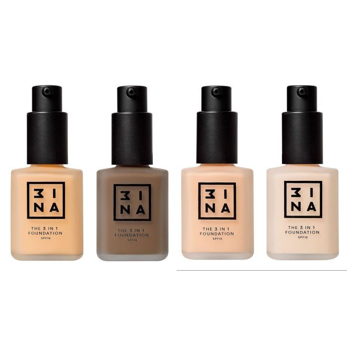 

Тональная основа The 3 in 1 Foundation Base de Maquillaje 3Ina, 658 Sand