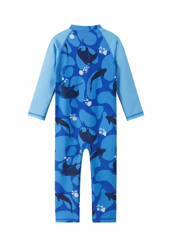 Комбинезон для плавания Reima Uv overall badeoverall polskii swimsuit, блестящий синий — фото 2