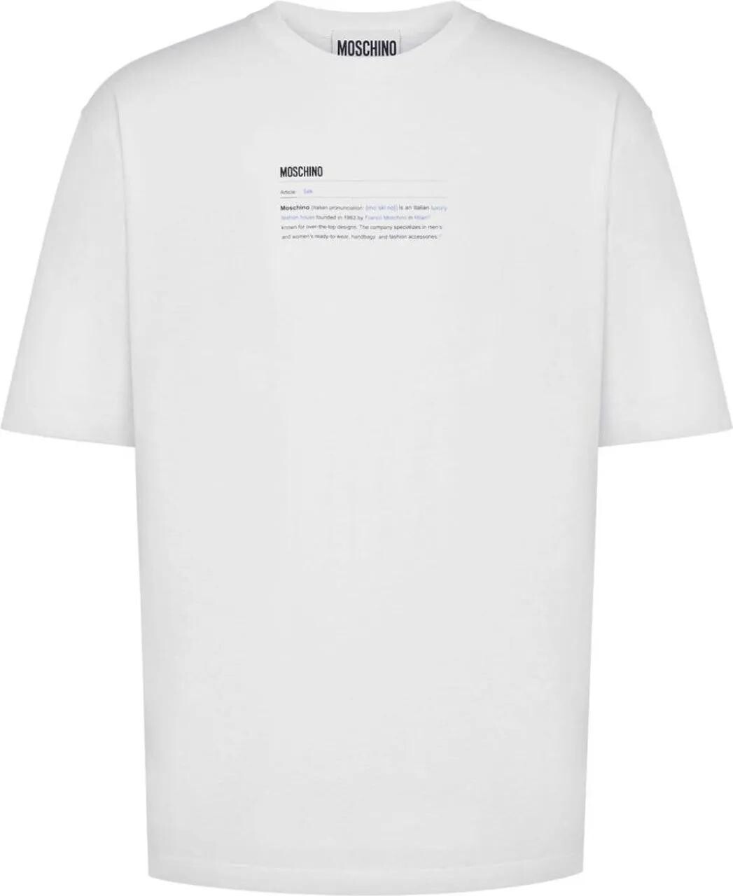 

Футболка Moschino, белый