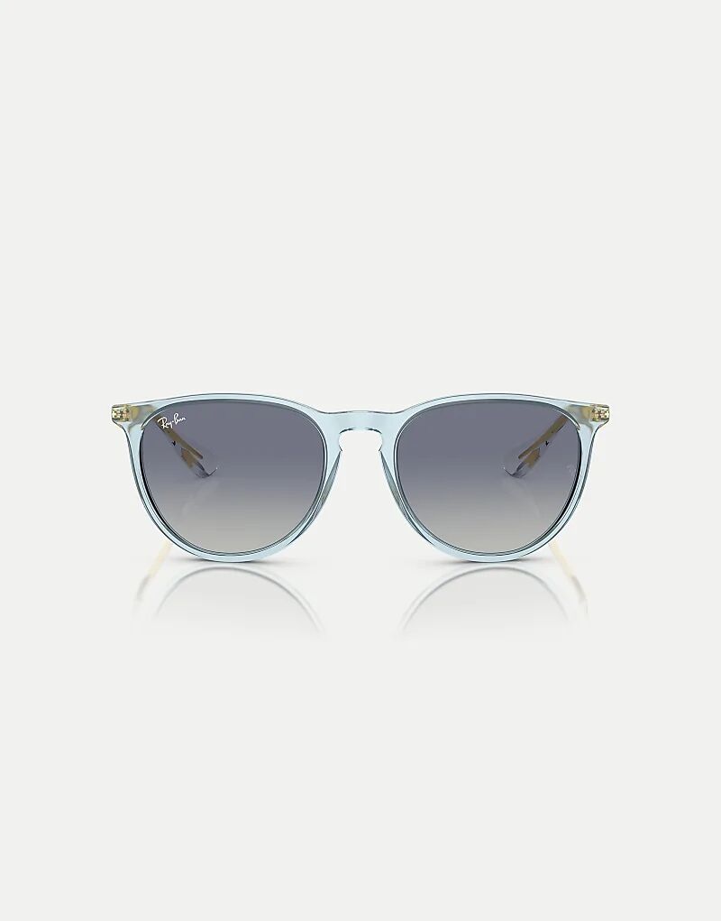 

Солнцезащитные очки Ray-Ban Erika Classic Phantos с серыми линзами прозрачного светло-голубого цвета