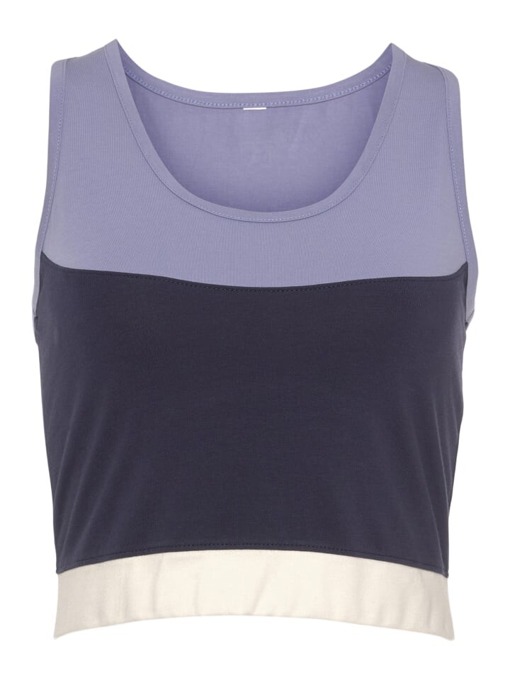 

Топ LASCANA ACTIVE Crop, синий