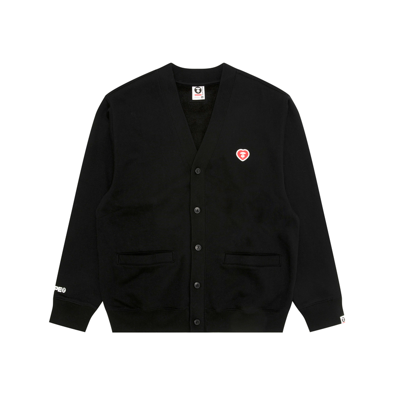 

Толстовка на молнии с аппликацией логотипа A Bathing APE Aape, черный