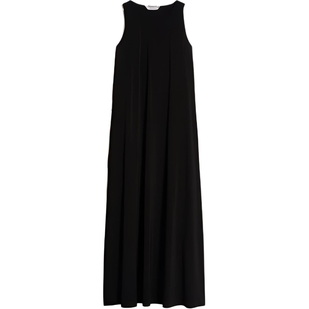 

Женское черное платье без рукавов MaxMara