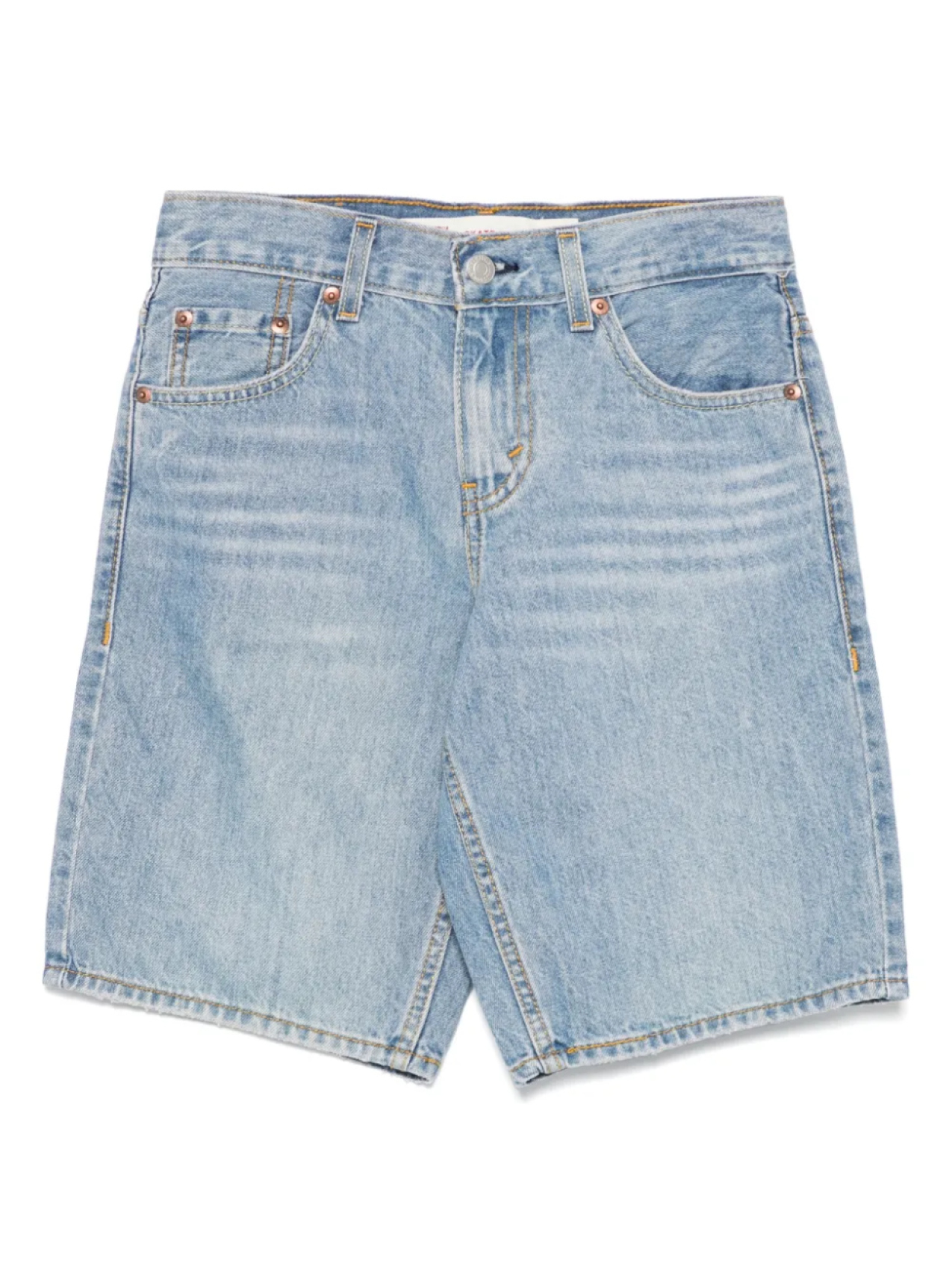 

Levi's Kids джинсовая рубашка, синий