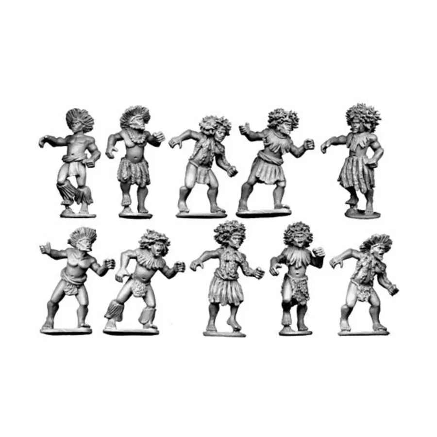 

Элитные воины Нгони, Darkest Africa (28mm) (Copplestone Castings)