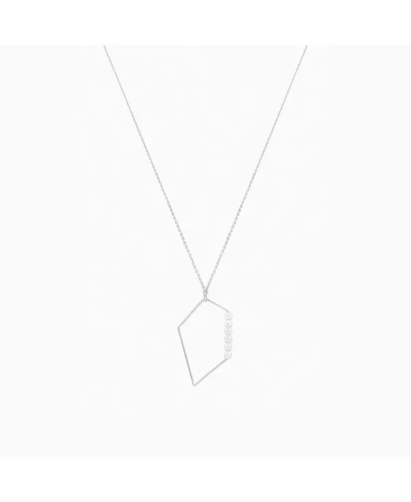 

Ожерелье из стерлингового серебра с культивированным жемчугом Аннабель Bearfruit Jewelry, silver