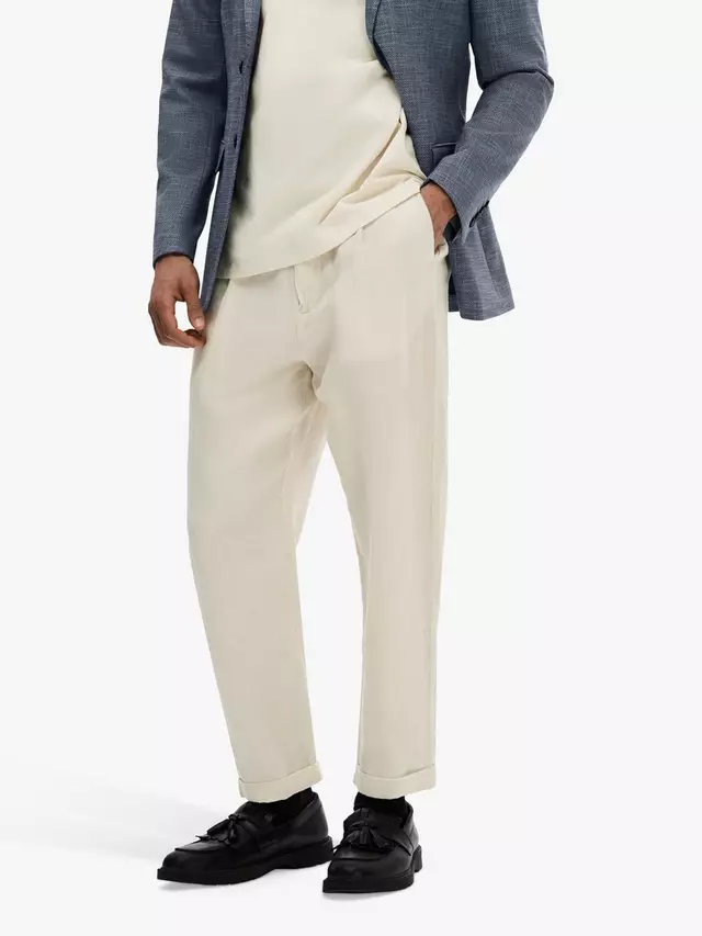 

Брюки чинос SELECTED HOMME Relaxed, цвет oatmeal