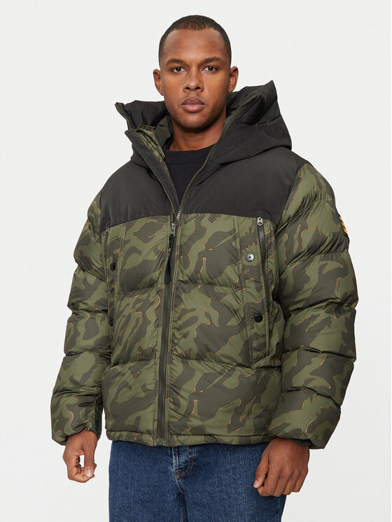 

Пуховик стандартного кроя G-Star Raw, зеленый