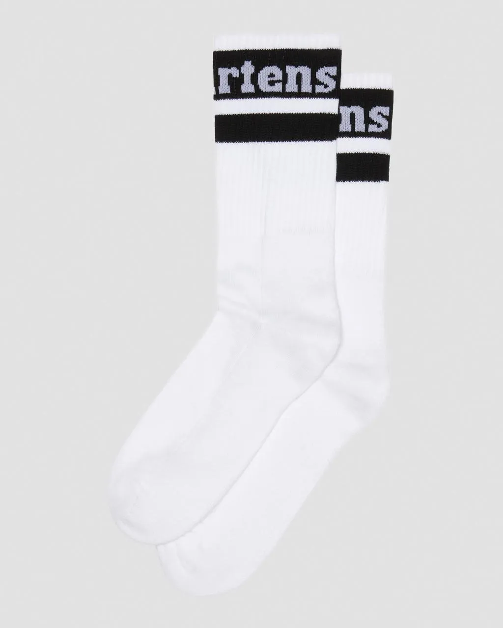 

Носки из органического хлопка с логотипом Dr. Martens Athletic Logo, цвет White+Black — Cotton Blend