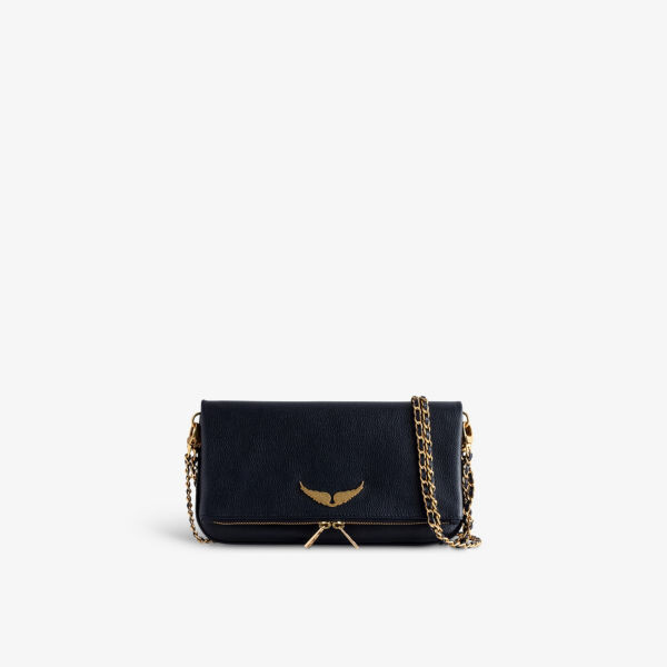 

Клатч из зерненой кожи rock Zadig&Voltaire, черный