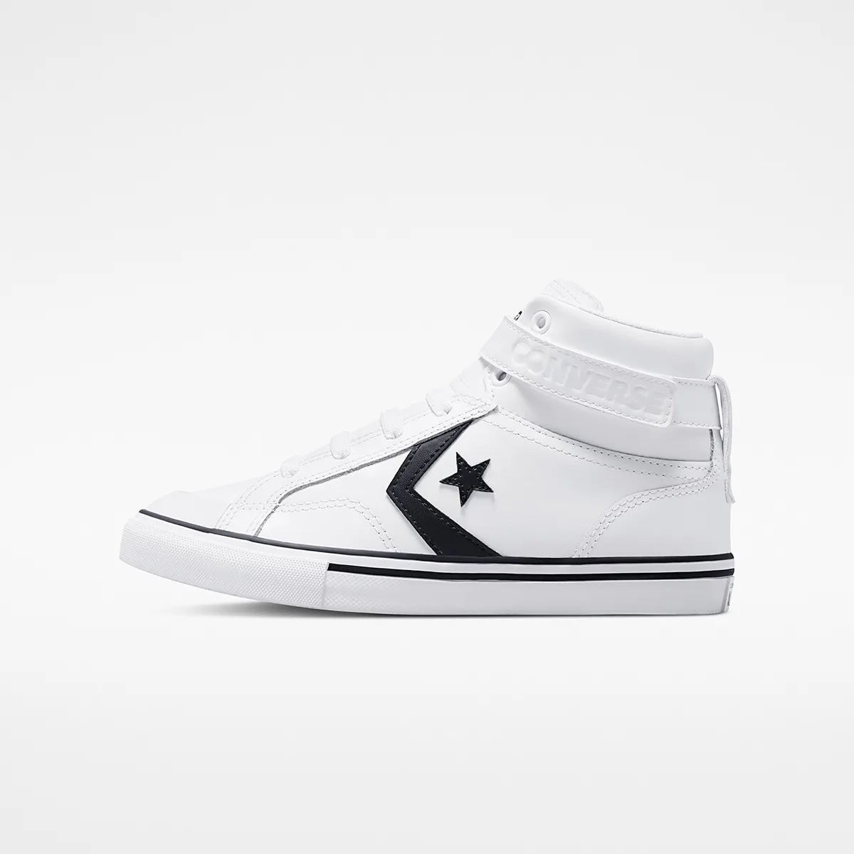 Детские повседневные кеды Pro Blaze Strap Leather High Top Converse, белый — фото 3