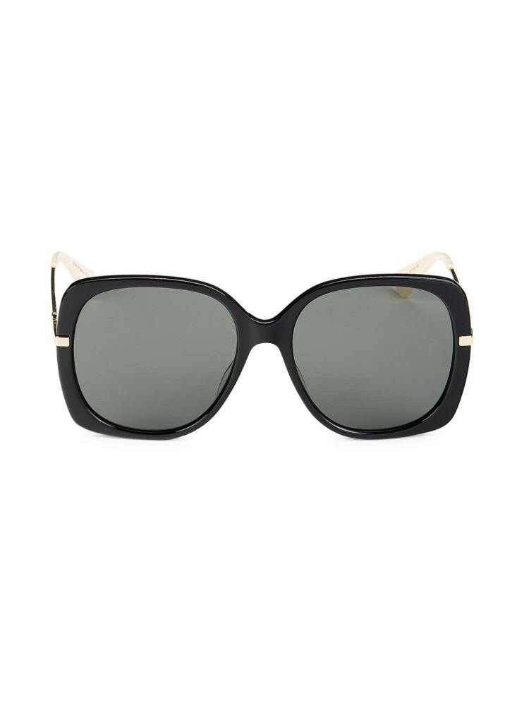 

Квадратные солнцезащитные очки 57MM Gucci, цвет Black Gold
