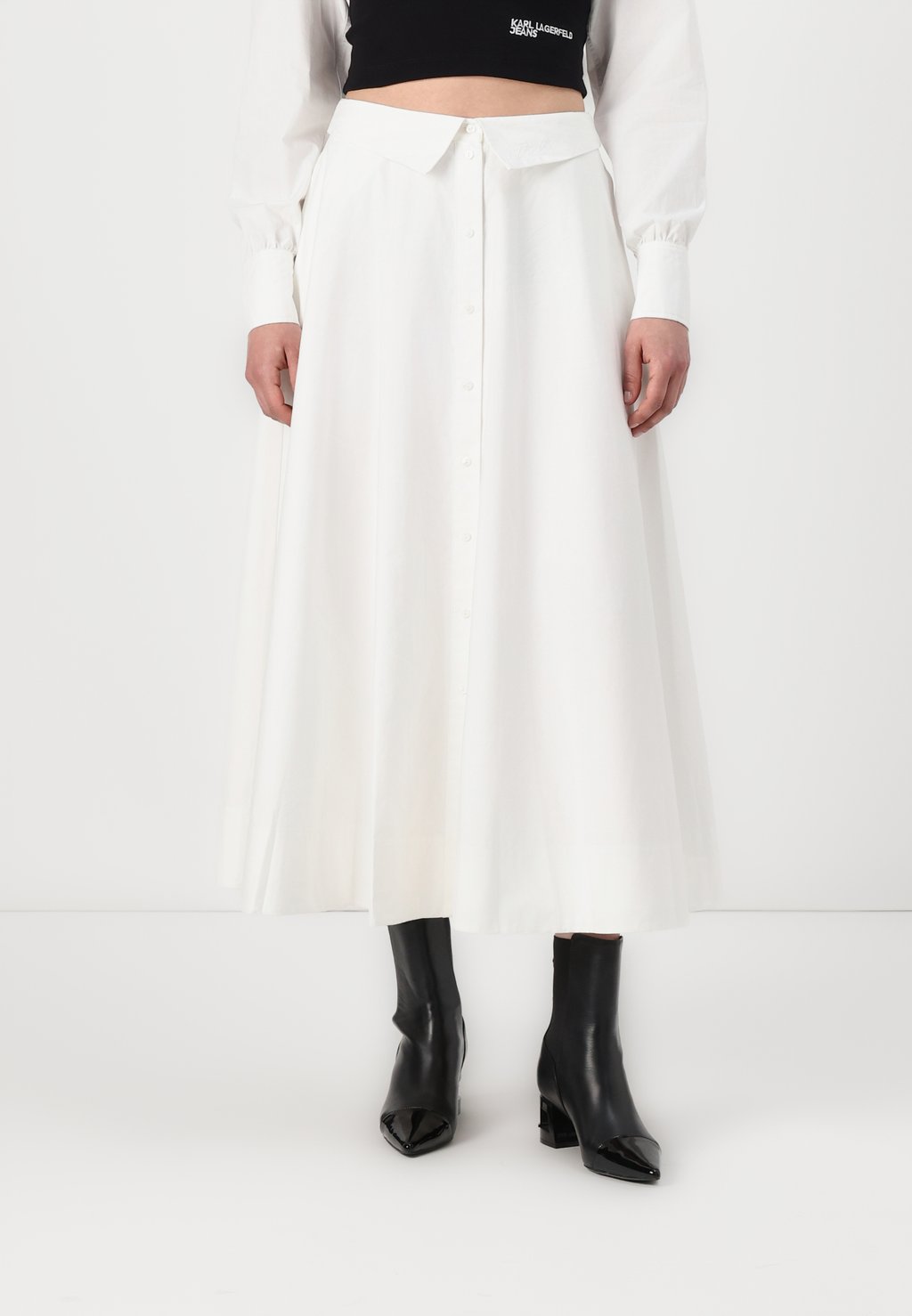 

Длинная юбка SKIRT KARL LAGERFELD, белый