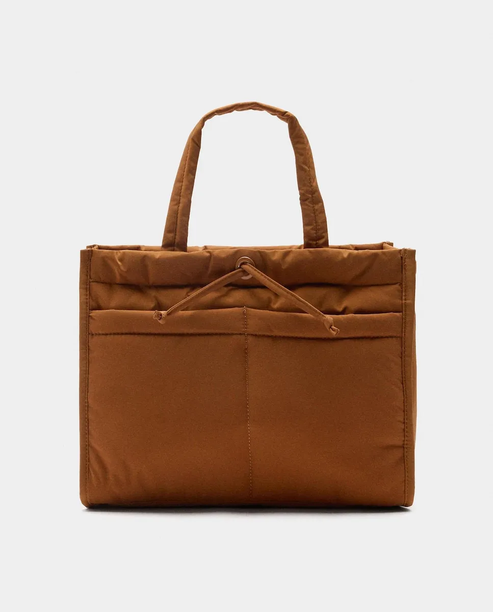 

Женская сумка-папка для ноутбука 13 дюймов, с мягкой подкладкой, на молнии и с несколькими отделениями, однотонная Parfois, коричневый