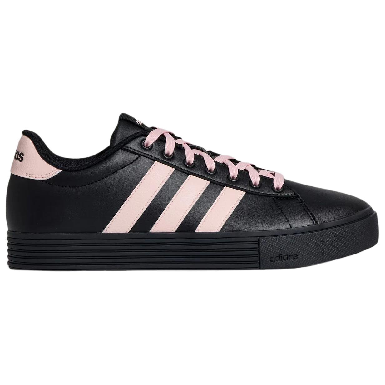 Adidas Daily 40 Synthetic Leather Low top Skateboard Shoes Unisex Black Pink — фото 3