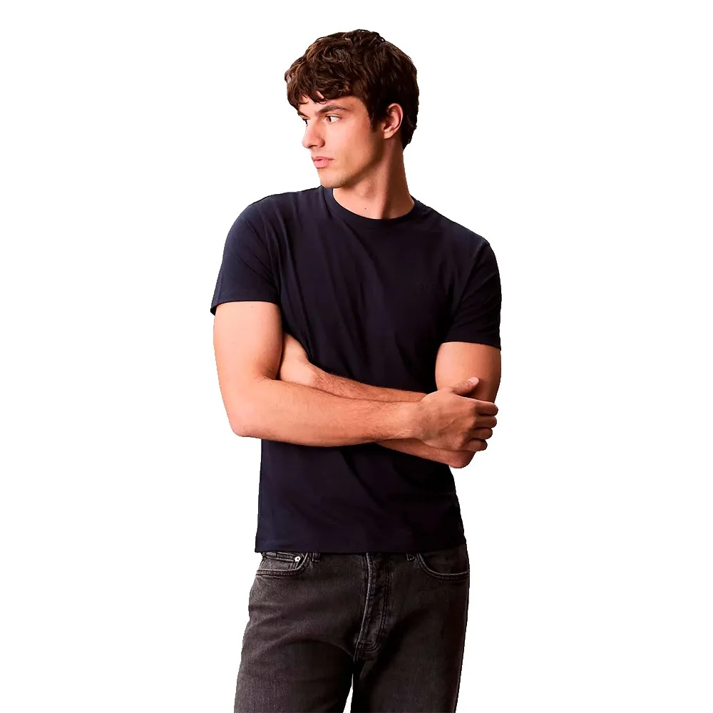 Футболка с коротким рукавом Calvin Klein Liquid Touch Slim Fit, синий — фото 3