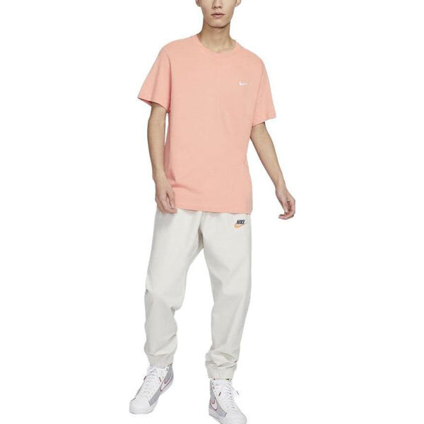 Футболка Nike Sportswear Logo T-Shirt 'Pink', розовый — фото 2