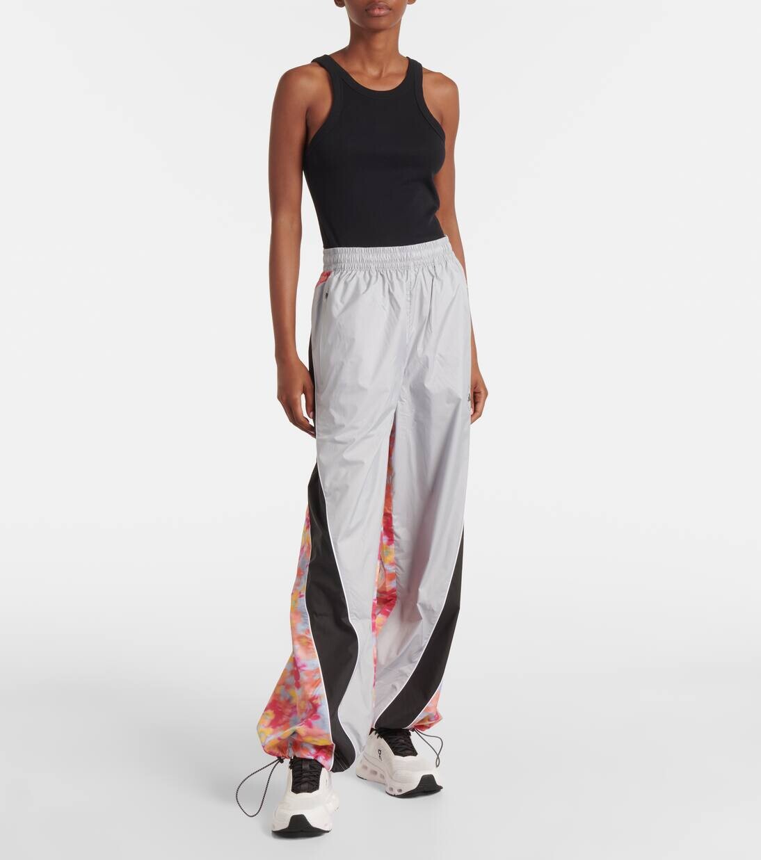 Спортивные брюки с принтом Adidas By Stella Mccartney, цвет active gold/tactile yellow — фото 2