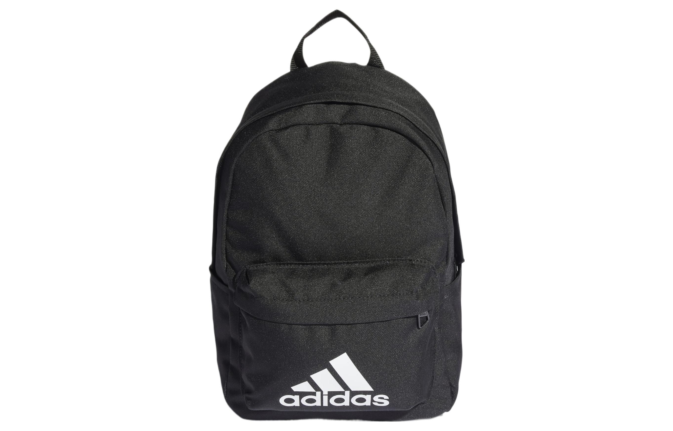 

Adidas Чёрный унисекс рюкзак обычного размера из переработанного полиэстера полотняного переплетения, Black