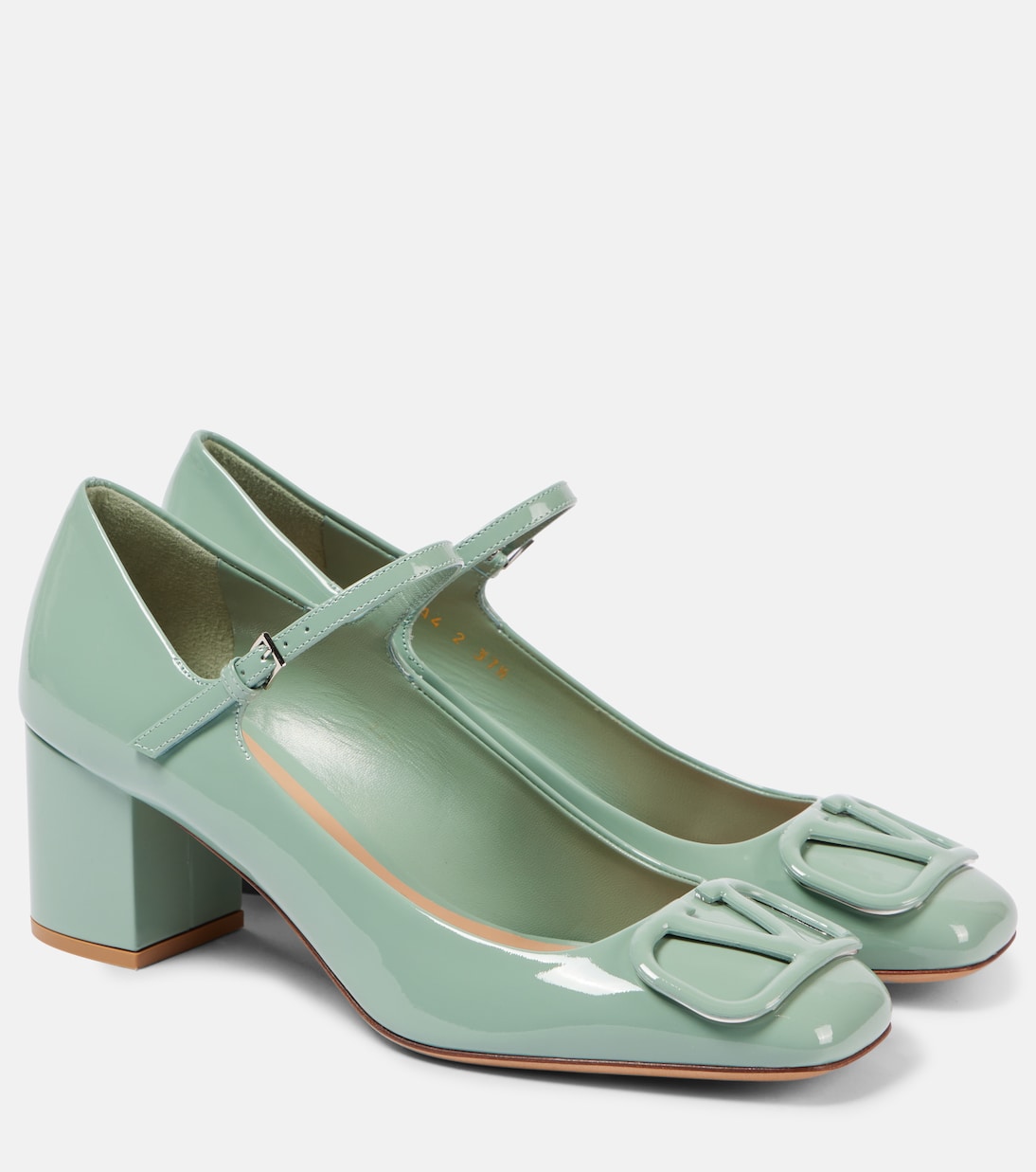 Лакированные туфли VLogo Signature 60 Valentino Garavani, Morning Dew
