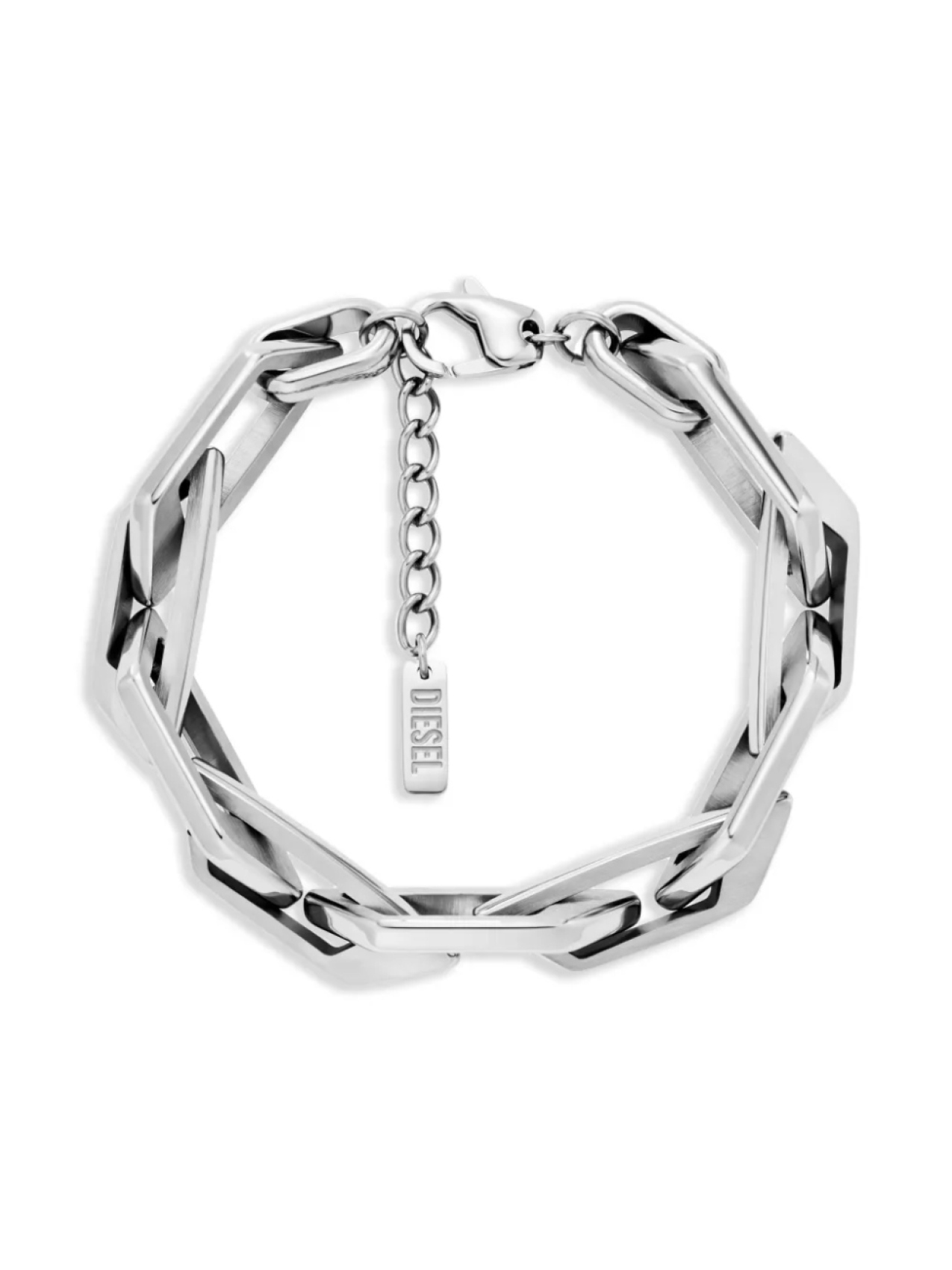

Diesel браслет Iconic D, серебристый