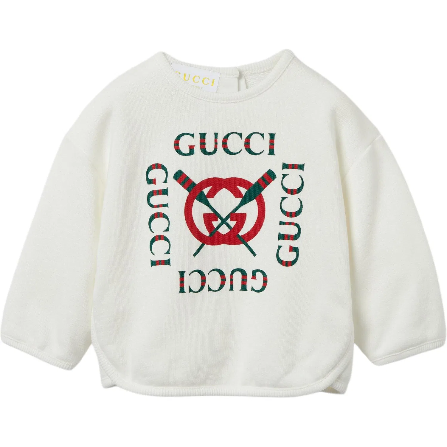 Свитшот детский белый GUCCI