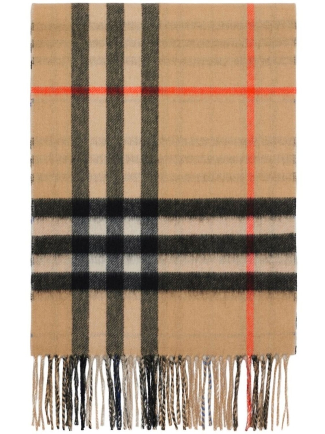 

Двусторонний кашемировый шарф Burberry, нейтральный