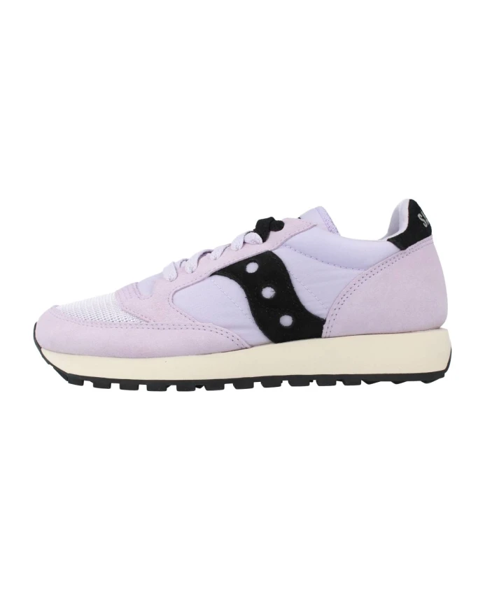 Кроссовки винтажные замшевые с логотипом Saucony, фиолетовый — фото 3