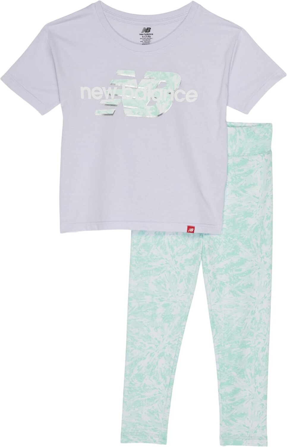 

Детский набор New Balance Top and Leggings Set, цвет Libra