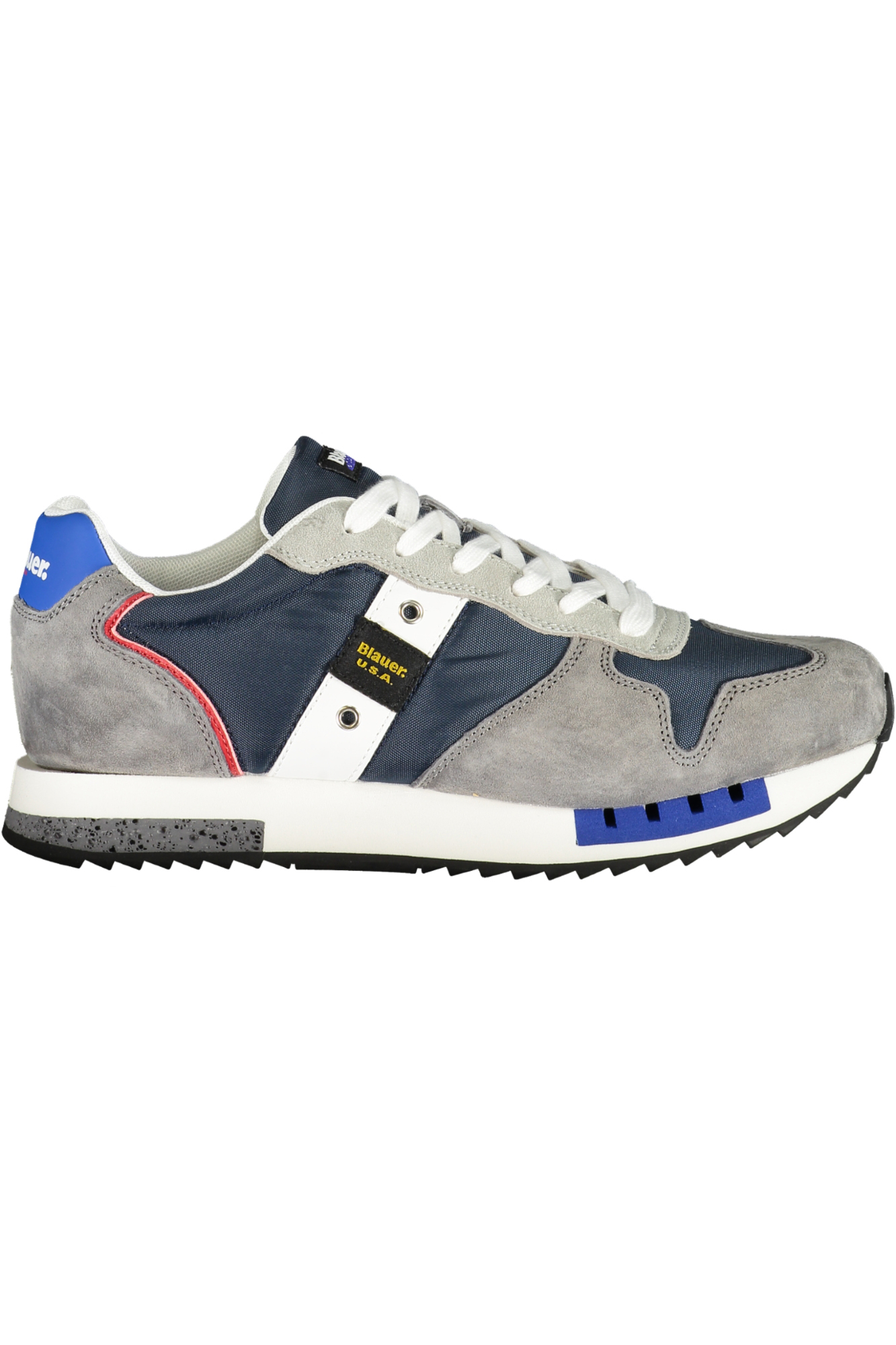 

Кроссовки спортивные мужские Blauer, серый / синий / белый