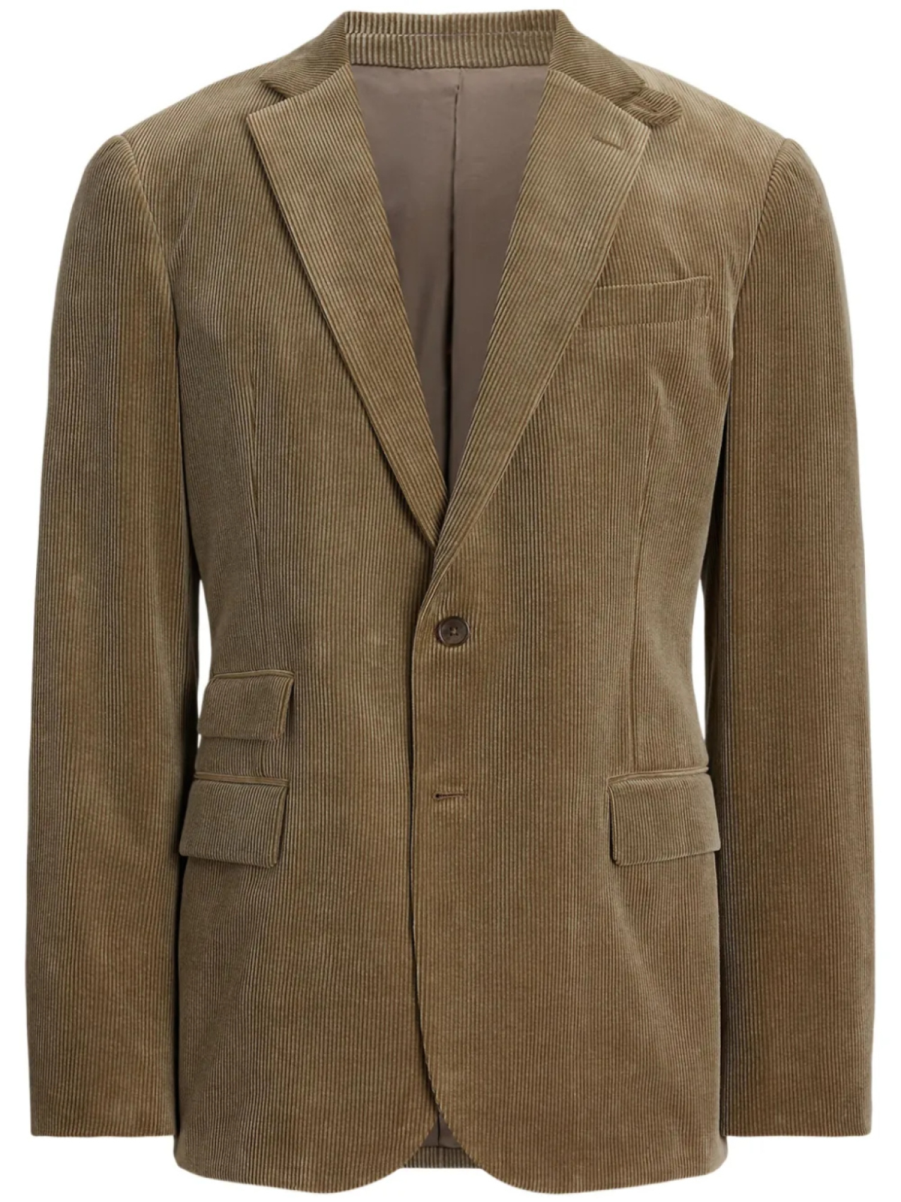 

Вельветовый блейзер Ralph Lauren Purple Label, коричневый