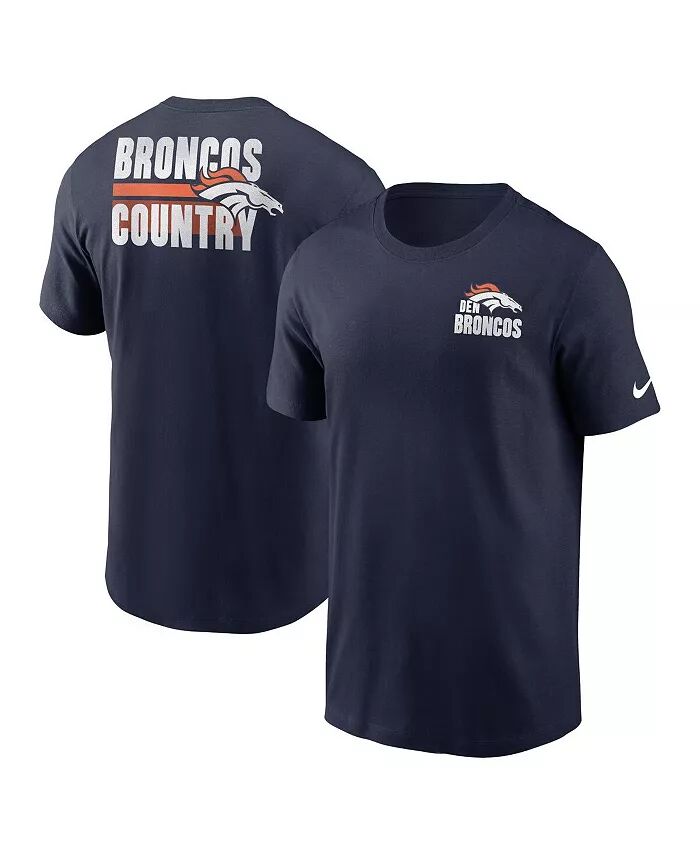 

Мужская темно-синяя футболка Denver Broncos Blitz Essential Nike