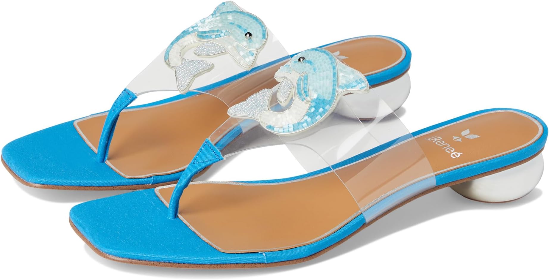 Сандалии J. Renee Dolphi, цвет Clear/Blue