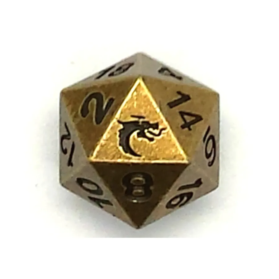 

d20 Архаичное золото, Metal Dice - Dwarven Forged