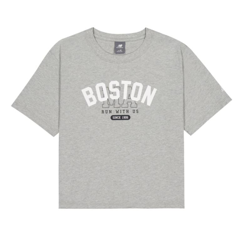 

Футболка Regular SS25 Women's Gray GHM New Balance, серый